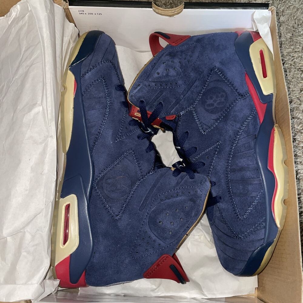 Size 10.5 - Air Jordan 6 DB Doernbecher Navy NIB Rare